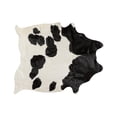thumbnail image 1 of 72" x 84" White and Black Cowhide  Rug, 1 of 2