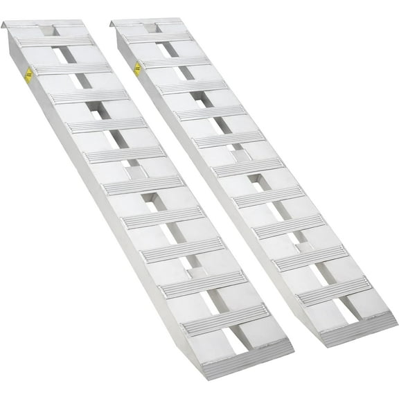 72"x15"Aluminum Trailer Ramps 6000lbs Aluminum Loading Ramps with Hook Ends for Car ATV Truck Auto（2pcs）