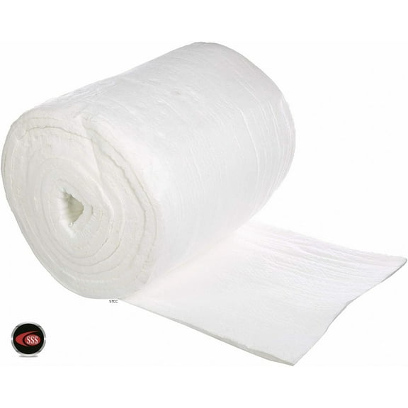 72"x24"x1/2" Pre-Cut Ceramic Fiber Blanket Insulation 8lb 2300F Sterling Seal and Supply (1 each)