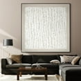 thumbnail image 1 of 72"x72" XL Framed Wall Art - Neutral Abstract Line Design Art (Frame Assembly Required), 1 of 7