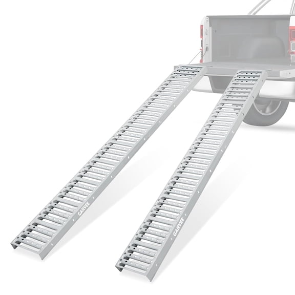 72"x9" Heavy Duty Steel Loading Ramps (2 Pack) – 1000 Lbs Capacity, Non-Folding Truck & Trailer Ramps for Motorcycles, Dirt Bikes, ATVs, E-Bikes, UTVs – Portable Design