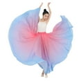 thumbnail image 1 of 720 Degree Big Swing Elegant Gradient Ballet Skirts Women Stage Performance Dance Costume Classical Dance Skirts, 1 of 4