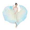 thumbnail image 1 of 720 Degree Big Swing Elegant Gradient Ballet Skirts Women Stage Performance Dance Costume Classical Dance Skirts, 1 of 4
