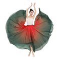 thumbnail image 1 of 720 Degree Big Swing Elegant Gradient Ballet Skirts Women Stage Performance Dance Costume Classical Dance Skirts, 1 of 4