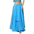 thumbnail image 1 of 720 Degree Chiffon Belly Dance Skirt 8 Colors BellyDance Skirt Women Dancing Split Multi Piece Skirt Slit Dance Skirts, 1 of 5