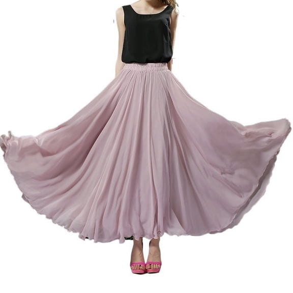 720 Degree Chiffon Skirt Ballet Dance Women Long Skirts Dancer Practice Wear Stage Dance Skirt