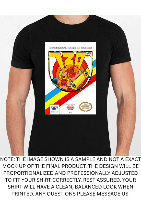 720 Degrees (Bordered For Nes Classic Use) Nes Graphic T Shirt Men or Women NEW