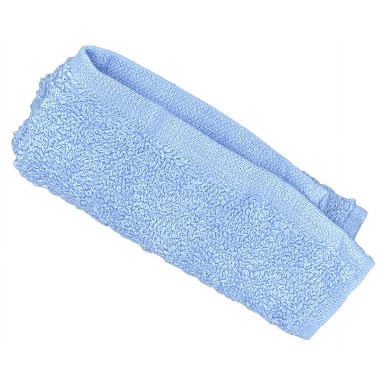 720 Pack 12 x 12 Light Blue Cotton Washcloth Rags | Spa Painting Cleaning  Airbnb | Bulk Wholesale Case Packs