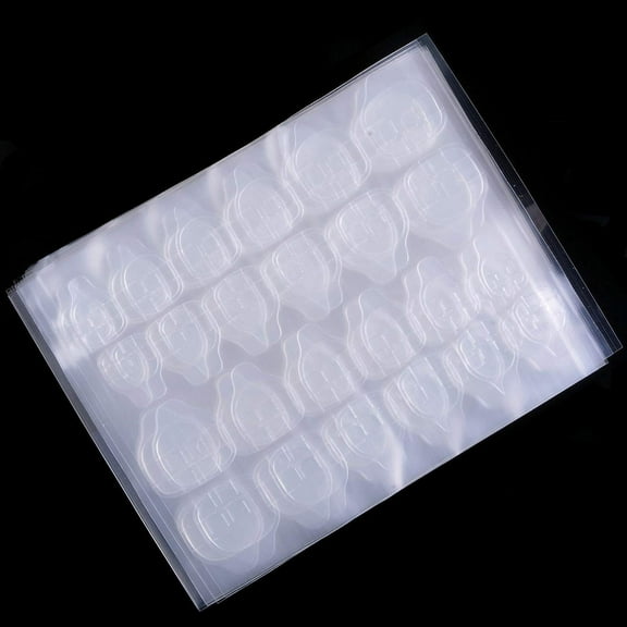 720 Pcs Thin Breathable Adhesive Tabs Fake Nail Glue Sticker 30 Sheets Super Sticky Double Sided Tips (Germany Jelly Gel) Flexible for Acrylic False Nails Manicure Tape