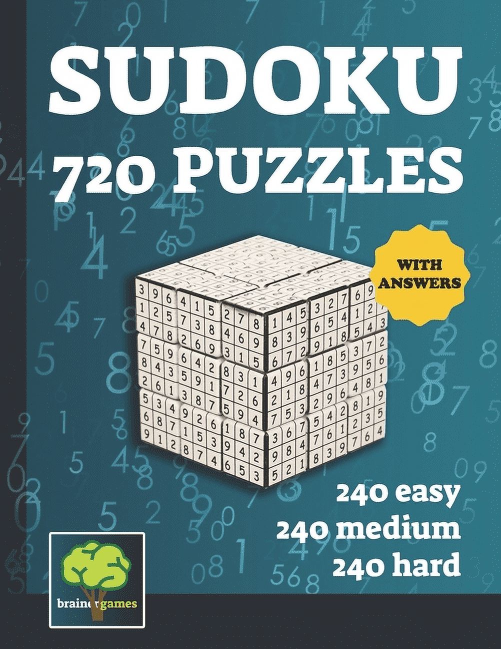720 Sudoku Puzzles Easy, Medium, Hard puzzles including instruction