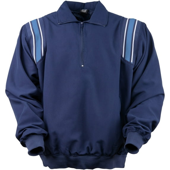 7200-0313-XXXL Umpire Half-Zip Jacket, Navy And Columbia - 3X Large