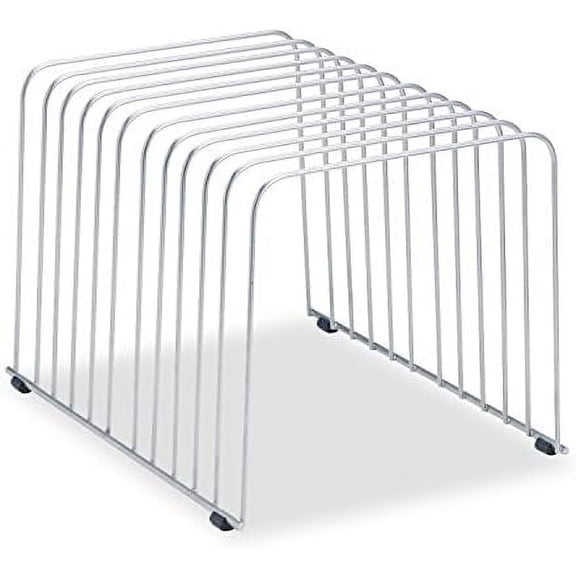 72012 Wire Desktop File Organizer, 9-Inch X11-3/8-Inch X8-Inch, Silver