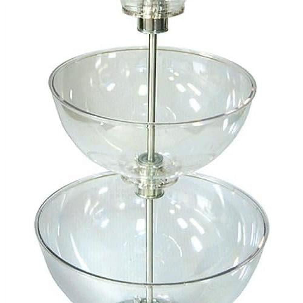 Extra Large Clear Acrylic Three-Tier Display Rack