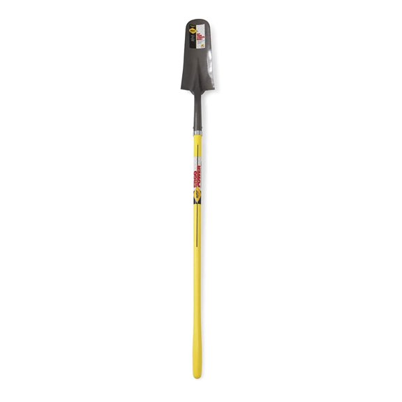 - 72095 SS16L-E Ergo Power Sharp Shooters Drain Spade, 16" Hollow Back Blade, , 16 Gauge, " Long Handle