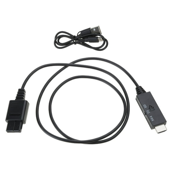 720P 1080P Adapter N64 to HDMI-compatible Converter Cord Wire Line for SNES/NGC/SFC/N64 HDMI-compatible Link Cable Wire