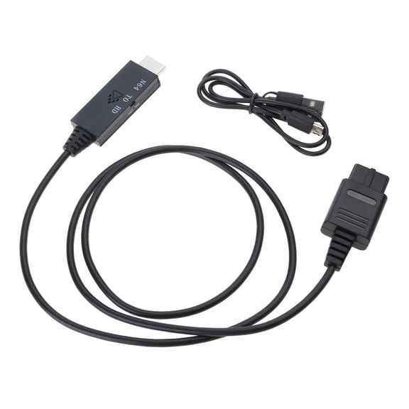 720P 1080P Adapter N64 to HDMI-compatible Converter Cord Wire Line for SNES/NGC/SFC/N64 HDMI-compatible Link Cable Wire