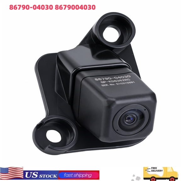 720P Rear View Backup Reverse Camera Night Vision Waterproof 170 Degree Wide Angle Rearview Reversing for Toyota Tacoma 2016-2017 Replace 86790-04030 8679004030
