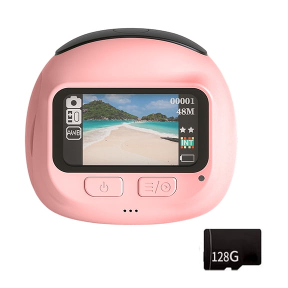 720P Rose Transportable Camera With Constructed In Creative Overlays Simple Tap Action Excellent Teenage School Tasks