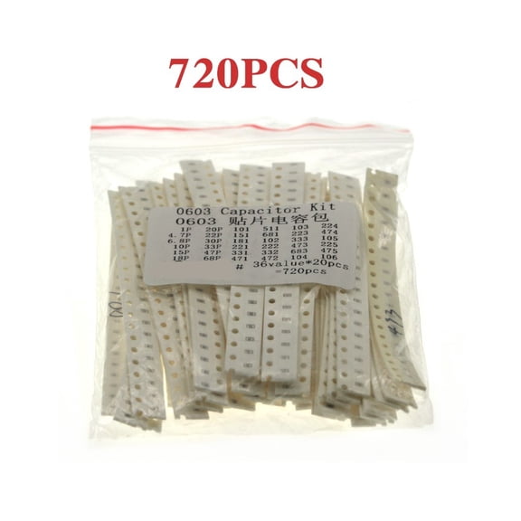720Pcs 1206 0805 0603 for Smd Capacitor Package Sample Package Commonly Used 0603