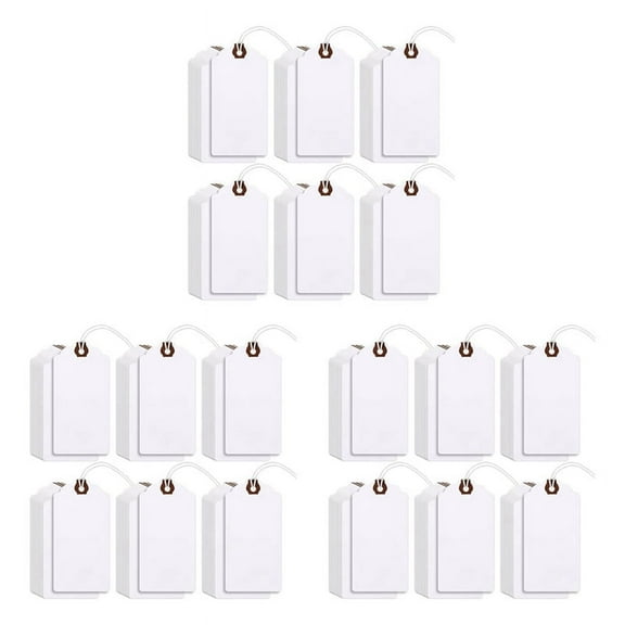 720Pcs 4 3/4 X 2 3/8In Manila Labels Shipping Labels Cardboard Labels with String Hanging Labels with Reinforced Holes,B