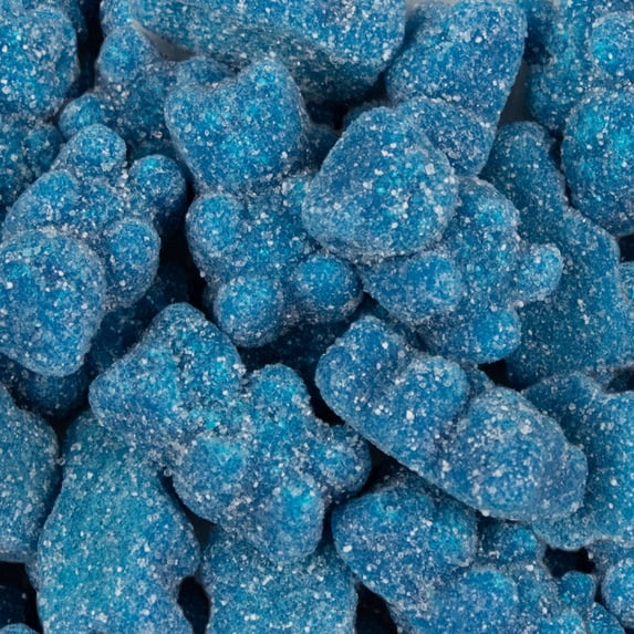 720ct Blue Raspberry Bulk Sugar Sanded Gummy Bears For Parties, Candy Bowls & Everyday Snacking (9lb)
