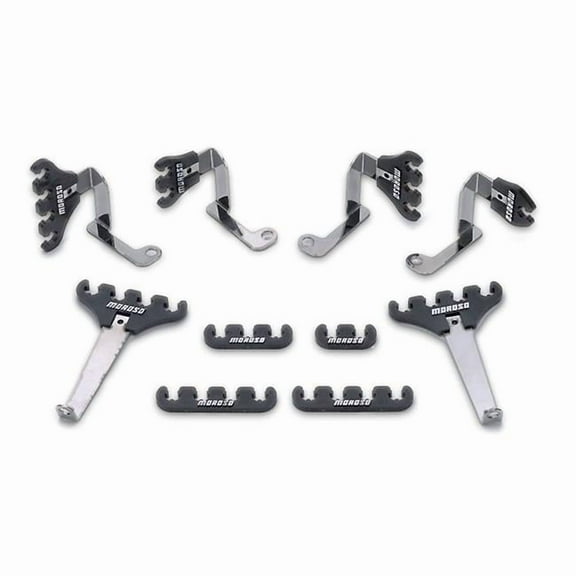 72133 Spark Plug Wire Loom Kit for Small Block Ford, Black