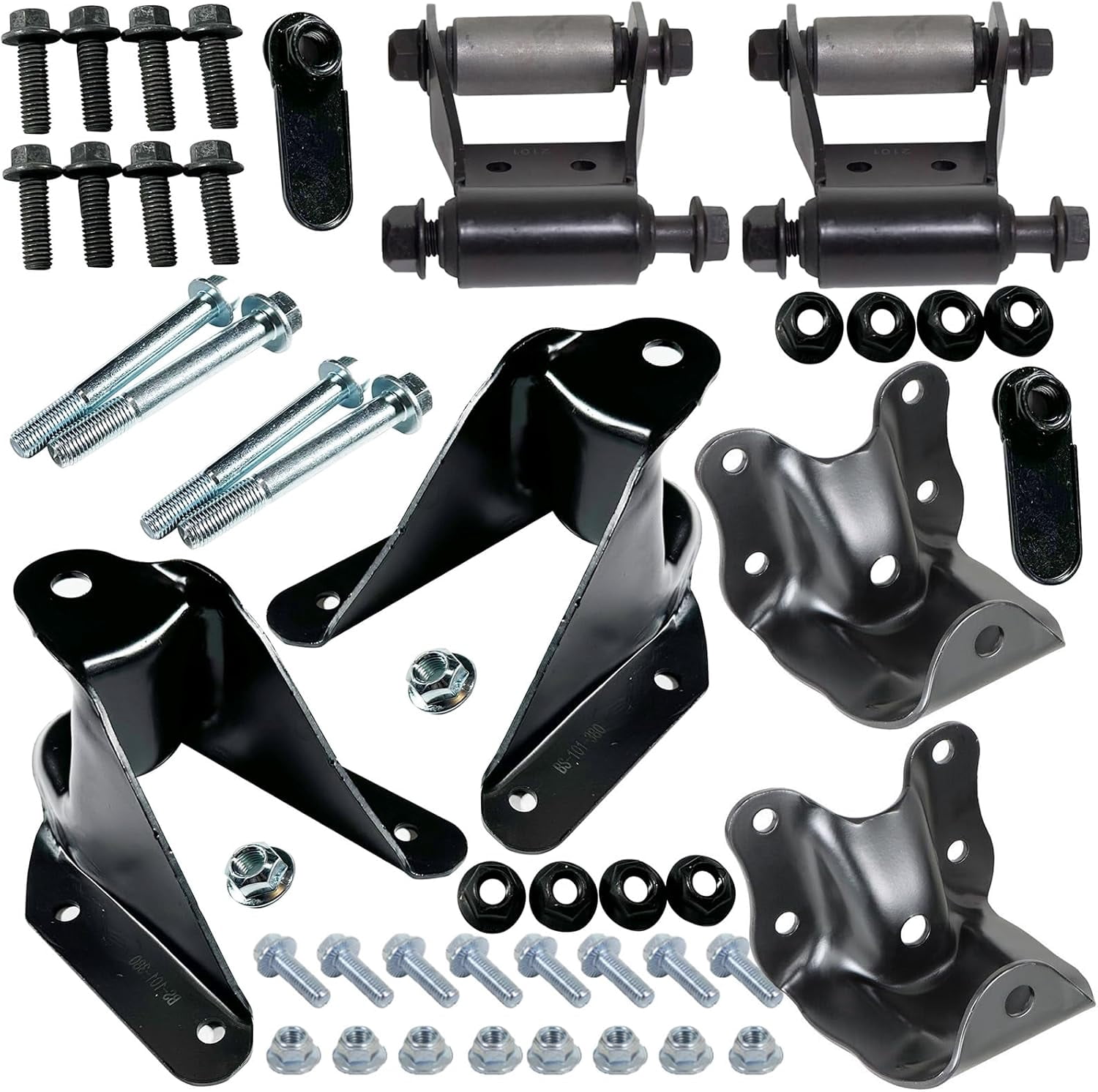 722-073 722-010 722-001 Rear Leaf Spring Rearward Shackles Hangers and ...