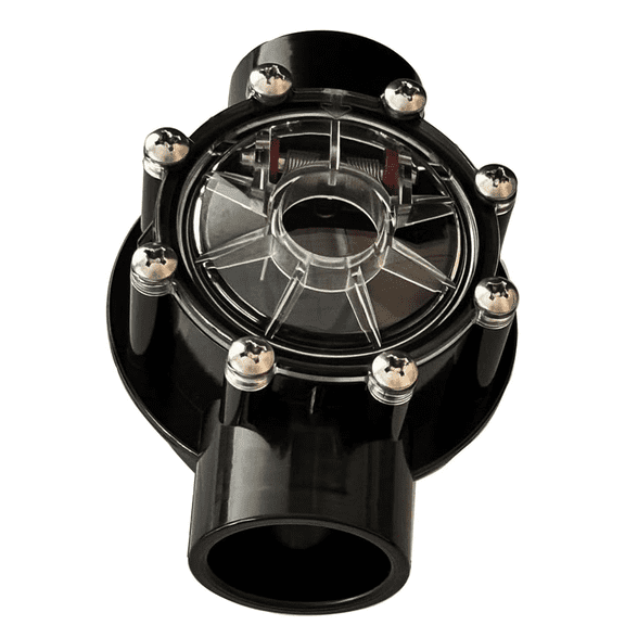 7235 Check Valve 180-Dgree,1-1/2-Inch to 2-Inch for Pools Spas Straight Through