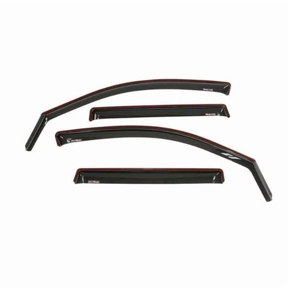 7239429 In-Channel Wind Deflector - Smoke - 4 Piece Set - Precision Fit