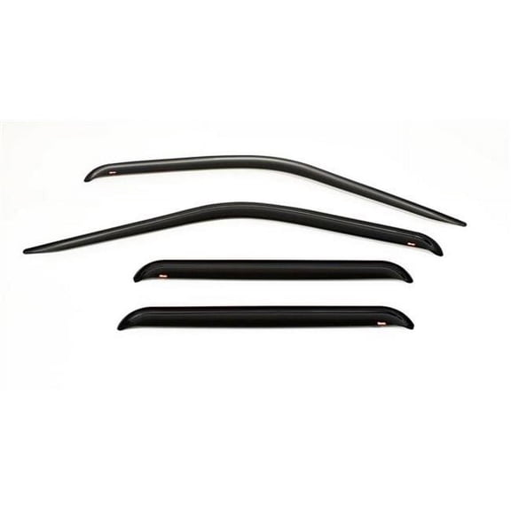 7239497 Smoke Acrylic In Channel Wind Deflectors - 4 Pieces