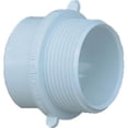 thumbnail image 1 of 72420 2 in. Spigot x 2 in. Male Pipe Thread PVC-DWV Fittings Adapter, White, 1 of 1