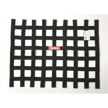 725005 18 x 24 in. SFI Ribbon Window Net, Black
