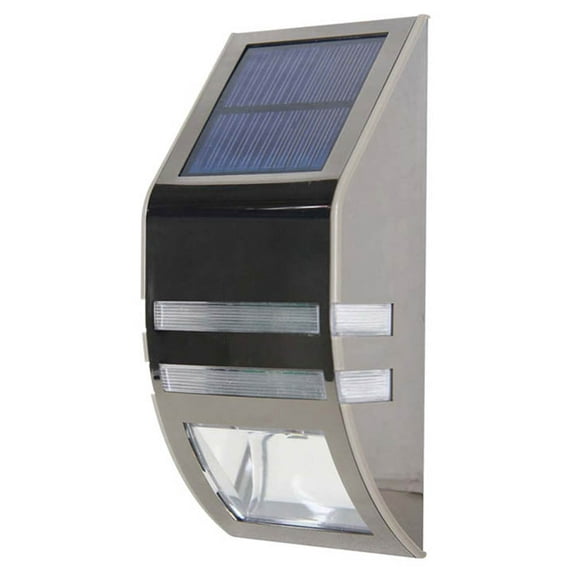 72511 - LED LIGHT SOLAR W/MOTION SENSOR WALLMOUNT WATERPOOF IP65 OUTDOOR (2 pcs/pkg)