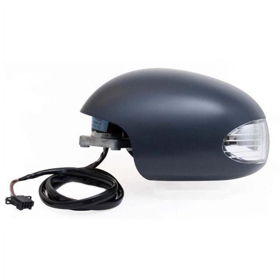 72520V - Fit System Driver Side Mirror for 03-10 VW New Beetle, black, PTM cover, w/ turn signal, foldaway, Heated Power Fits select: 2003-2010 VOLKSWAGEN NEW BEETLE