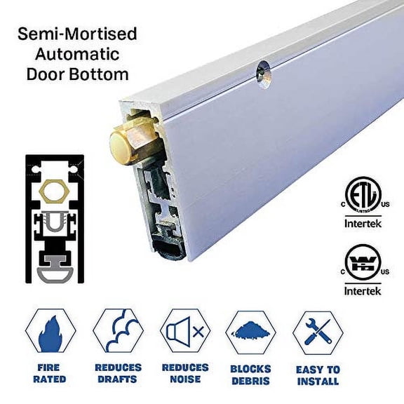 7253CA Semi-Mortised Automatic Door Bottom (30")