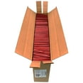 thumbnail image 1 of 725M4GRED Mini Size 4" Red Color Glitter Hot Glue Stick - 25 lb Box, 1 of 3