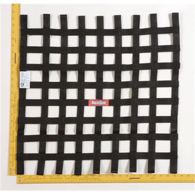 726009 24 x 24 in. SFI Black Ribbon Net