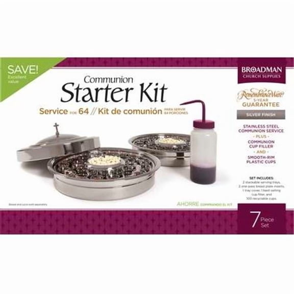 72629 Communion-RemembranceWare-Brass Tone Communion Starter Kit