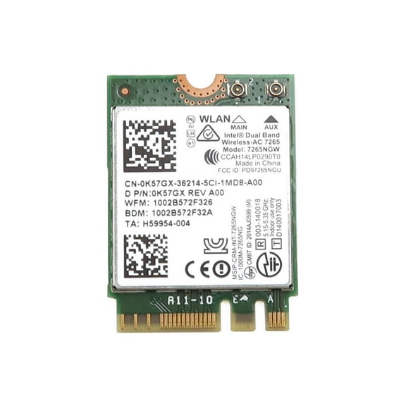 7265NGW Intel Dual Band WIRELESS-AC 7265 PCI-E M.2 Wlan BT 4.2 Wifi Card K57GX Laptop Wireless Cards - Wifi
