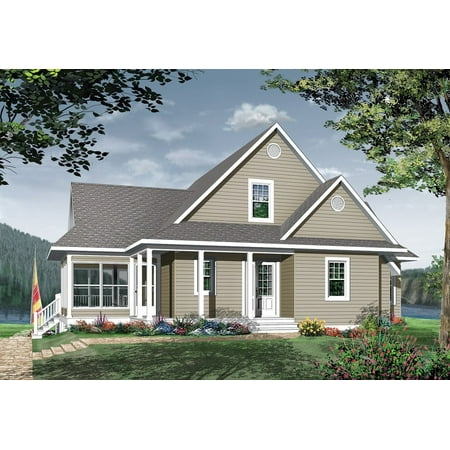728-39143: Cabin Country 4 Bed, 3 Bath Luxury Home Plan, 2416 Sq Ft: Full Blueprints with License to Build by Home Plan Marketplace - Lesuto