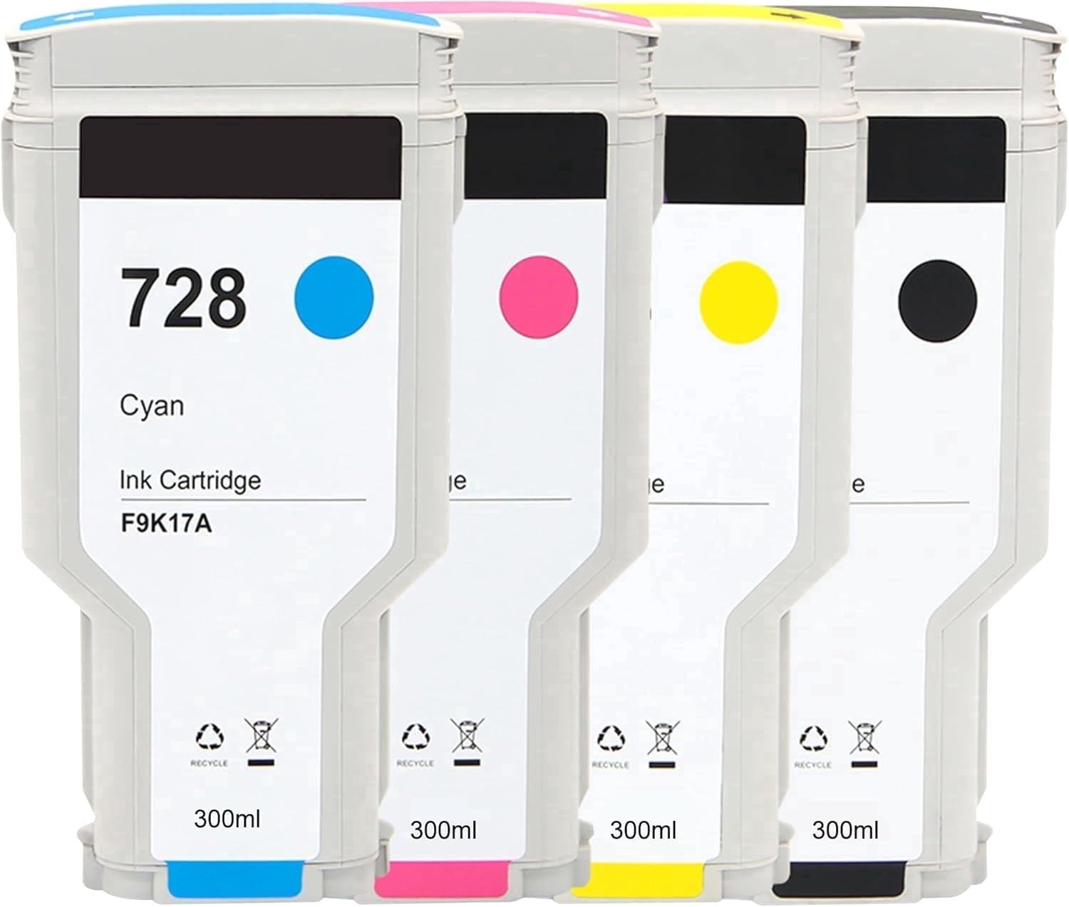 728 Ink Cartridges Compatible for DesignJet T830 MFP T730 Printer ...