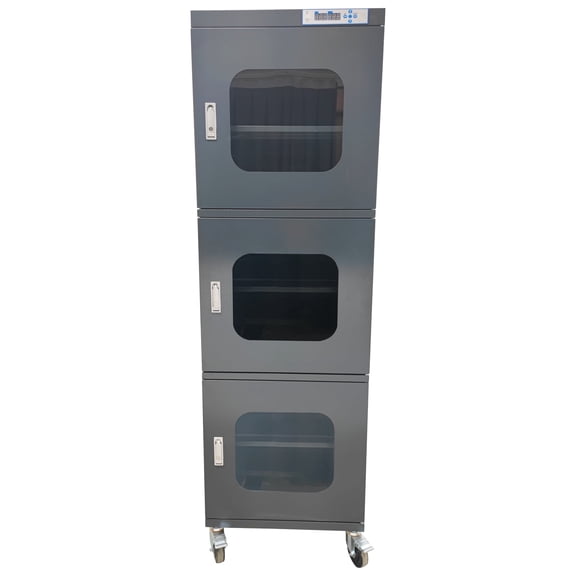 728L Electronic Dry Cabinet Industrial Grade Dry Box Steel Moisture Proof Storage Box 110V