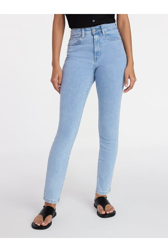 Women's High Rise Skinny Jeans, 29" Inseam Regular, Sizes 0-20, 10S-16S