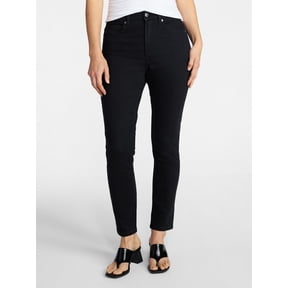 Time and Tru Women's High Rise Skinny Jeans, Sizes 0-22, 0S-22S