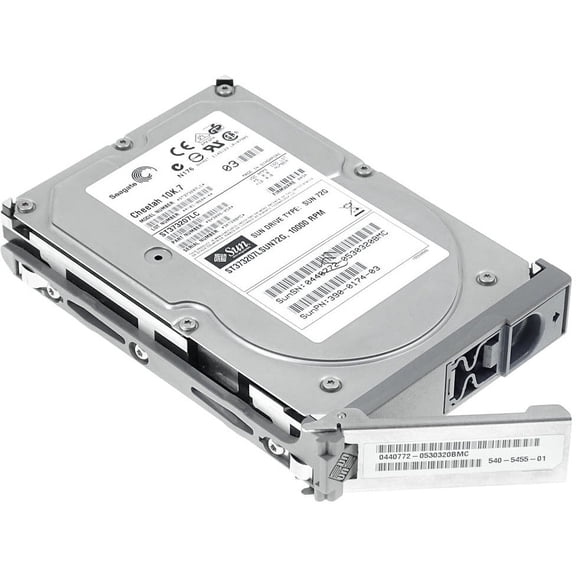 72GB SUN MICROSYSTEMS 390-0174-03 540-5455-01 ST373207LSUN72G 10000 RPM SCSI HD