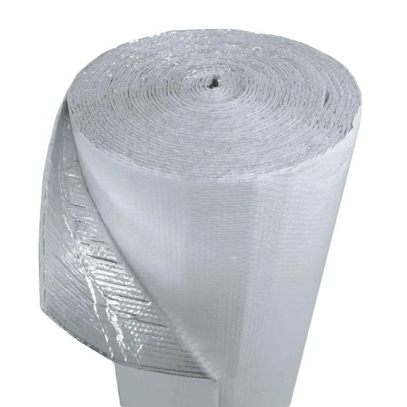 72INCH (6ft wide) WHITE Single Bubble Reflective Insulation ROLL 300SQFT R7-21