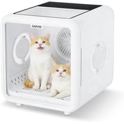 72L Automatic Pet Drying Box - 360 Efficient Grooming Blower with 5 Air Outlets - Quiet Smart Temperature Control Pet Dryer Machine with LED Display Smart Door for Multiple Pets - US Standard