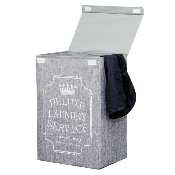 72L Large Laundry Basket Collapsible Fabric Laundry Hamper Foldable Laundry Bag Durable Waterproof Washing Bin Folding Clothes Bag Travel Shopping Bathroom College