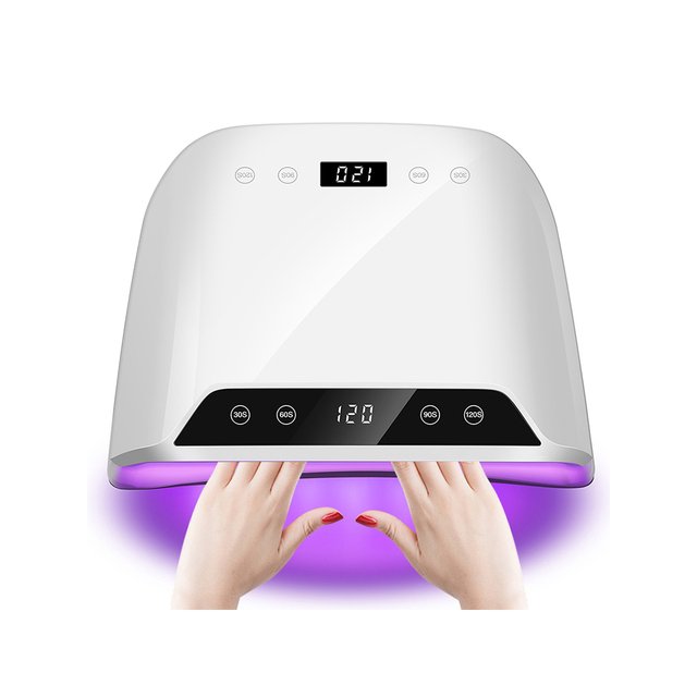 72LEDS Nail Drying Lamp Nails Gel Polish With 4 Timer Setting HD