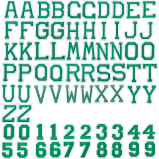 Hello Hobby 1.5  Black Cooper Iron-On Letters, 42 Pieces A-Z